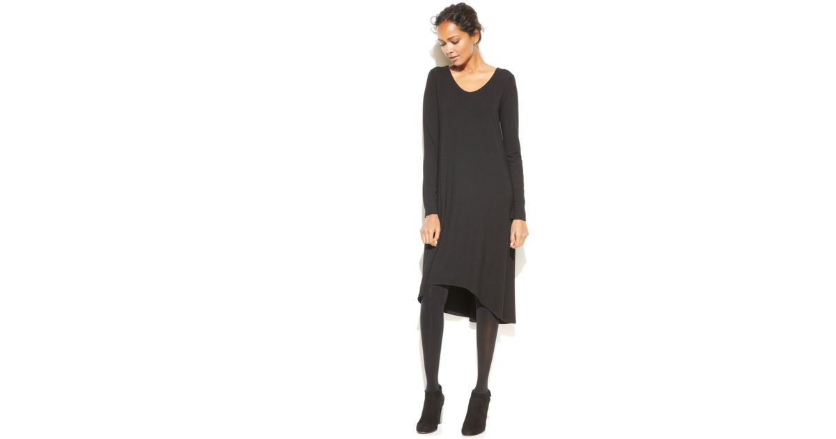 Long Sleeve High Low Dress