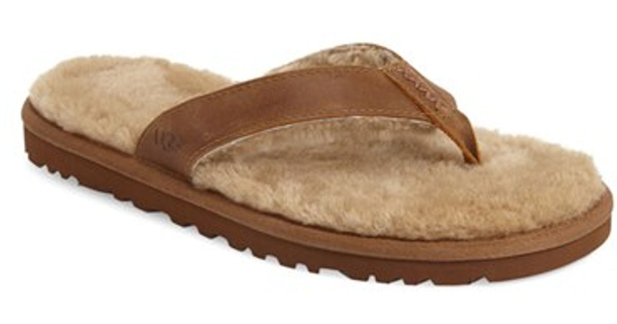 sherpa lined sandals
