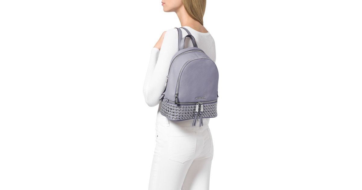 michael kors lilac backpack