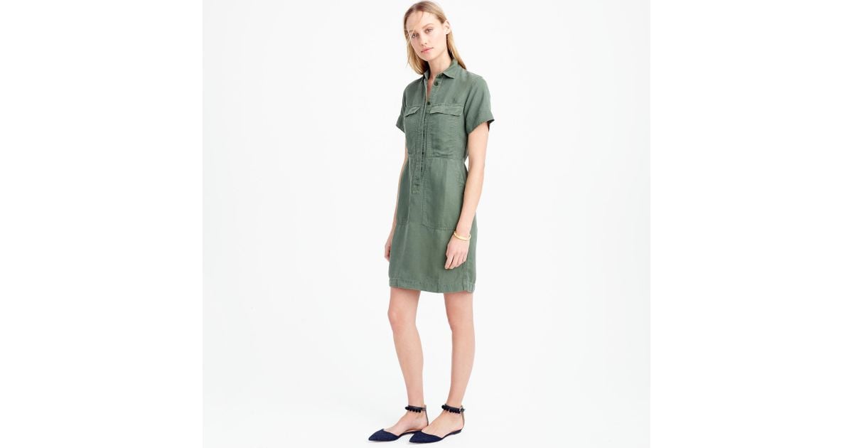 J crew white shirt dress cheap