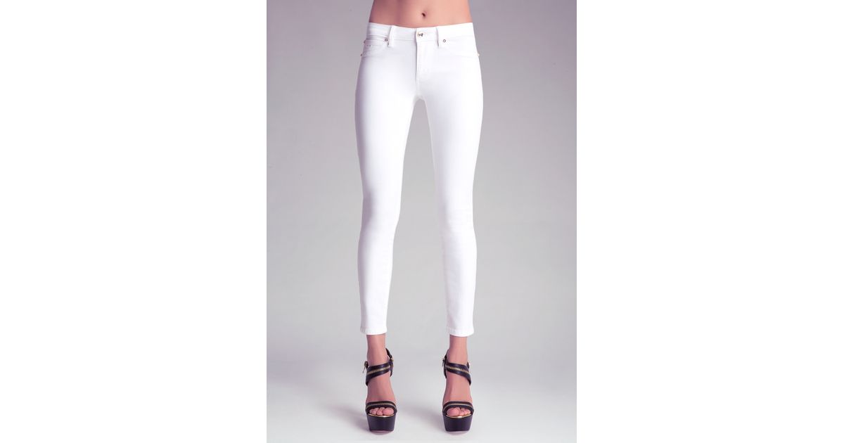bebe jeans with rhinestones