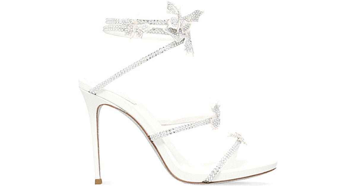 rene caovilla butterfly heels