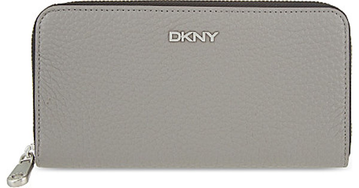 dkny grey purse