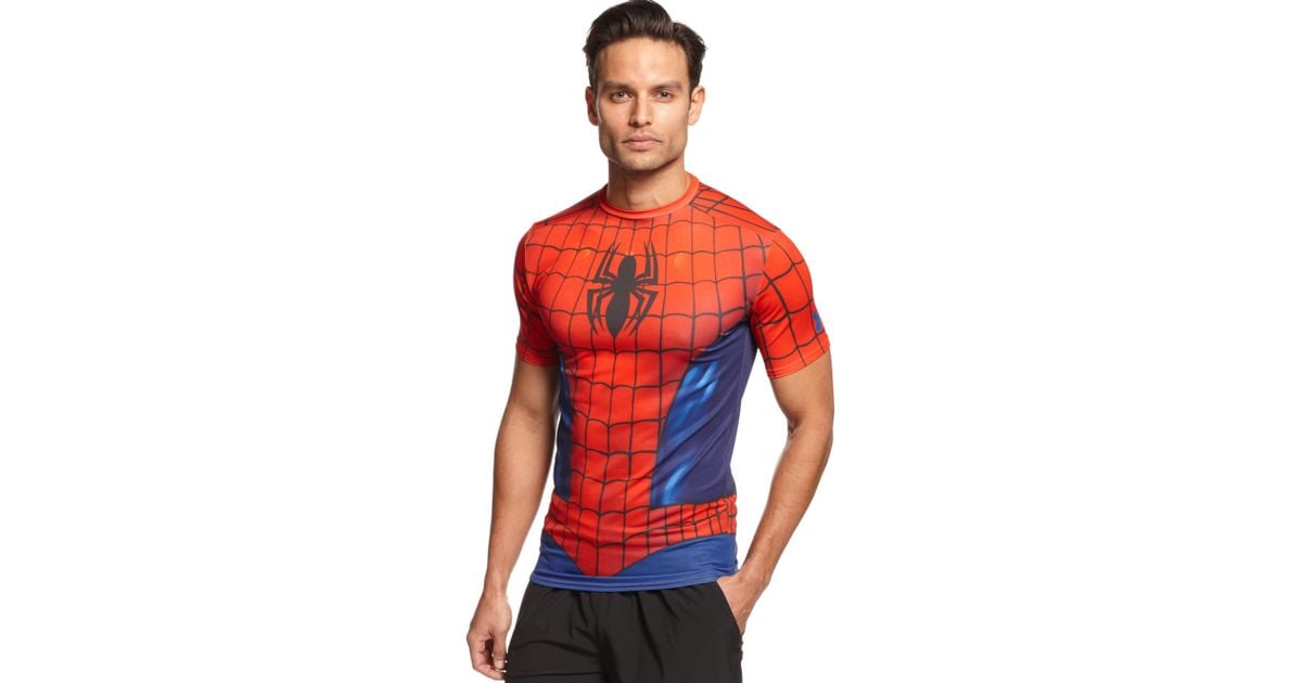 under armour spider man shirt
