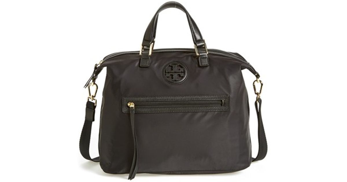 tory burch nylon satchel