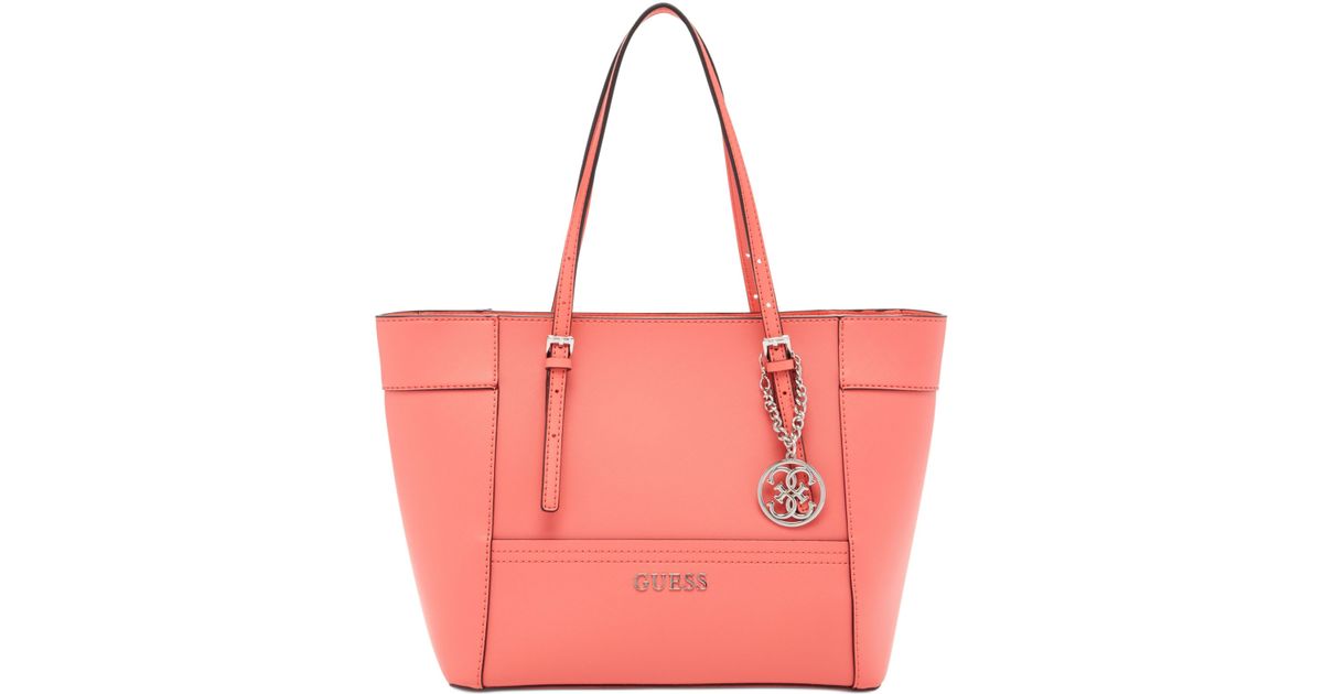 guess coral bag