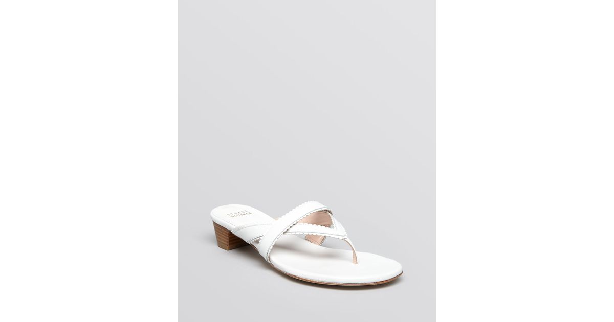 stuart weitzman thong sandals