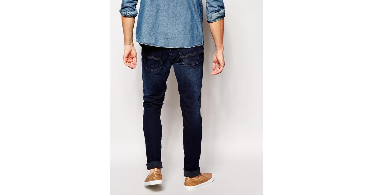 skinny lin dark deep worn