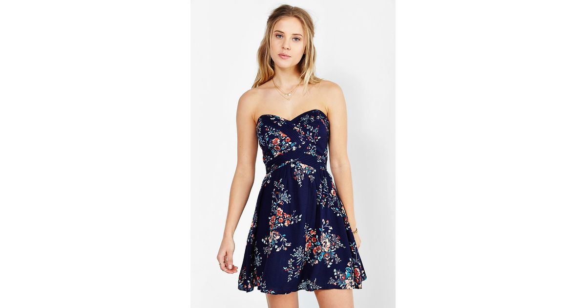kimchi blue strapless dress
