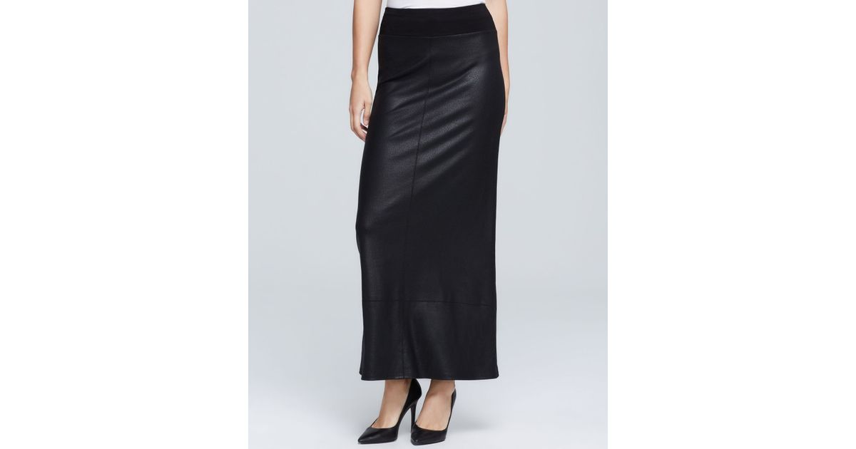 faux leather maxi skirts