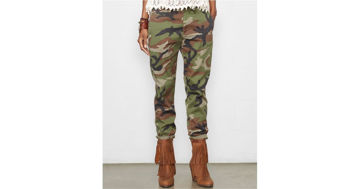 boyfriend jeans camouflage