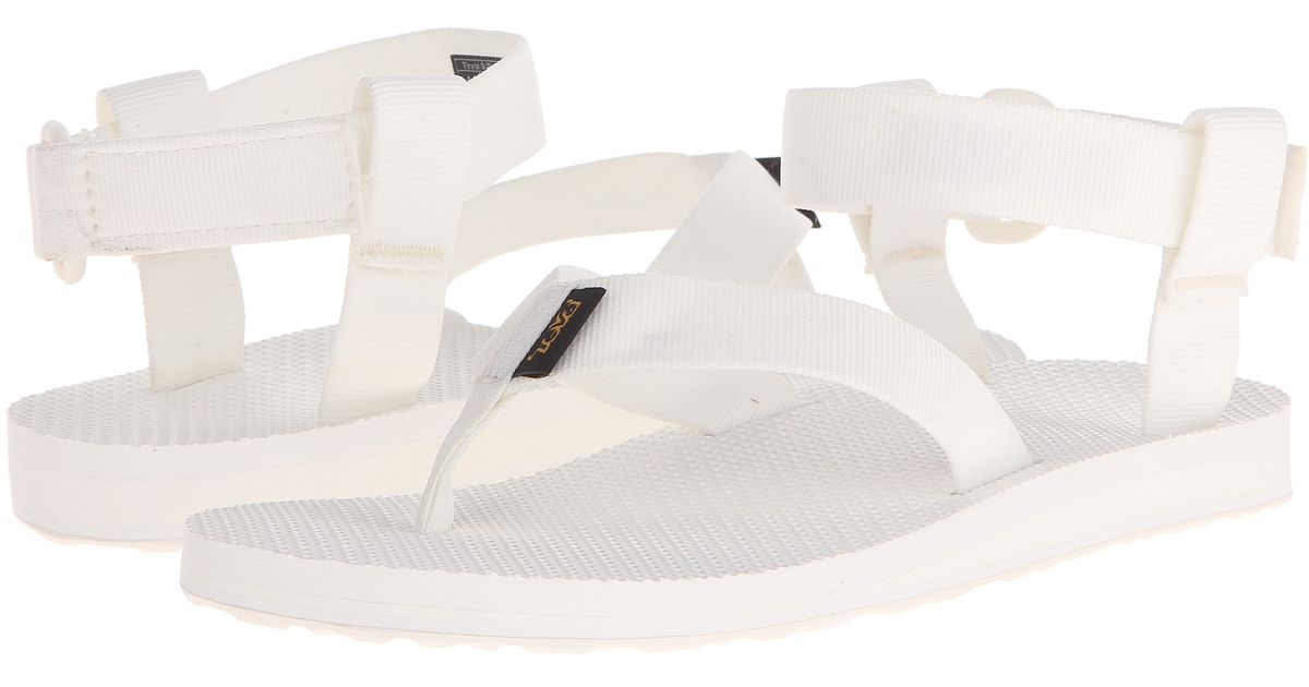 teva original sandal white