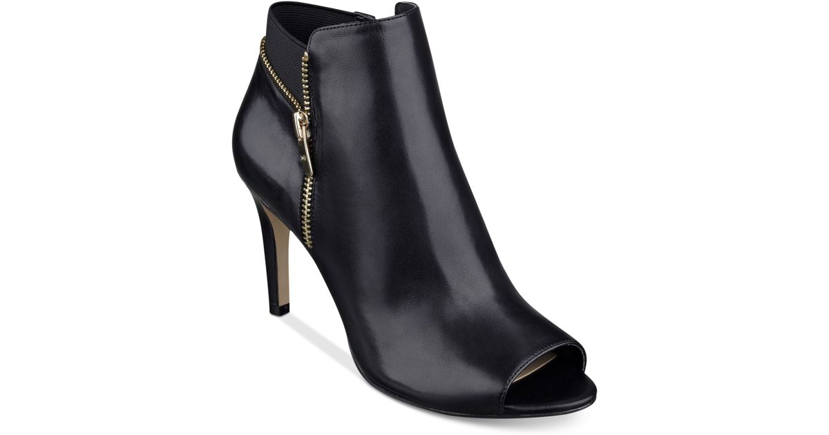 marc fisher peep toe booties