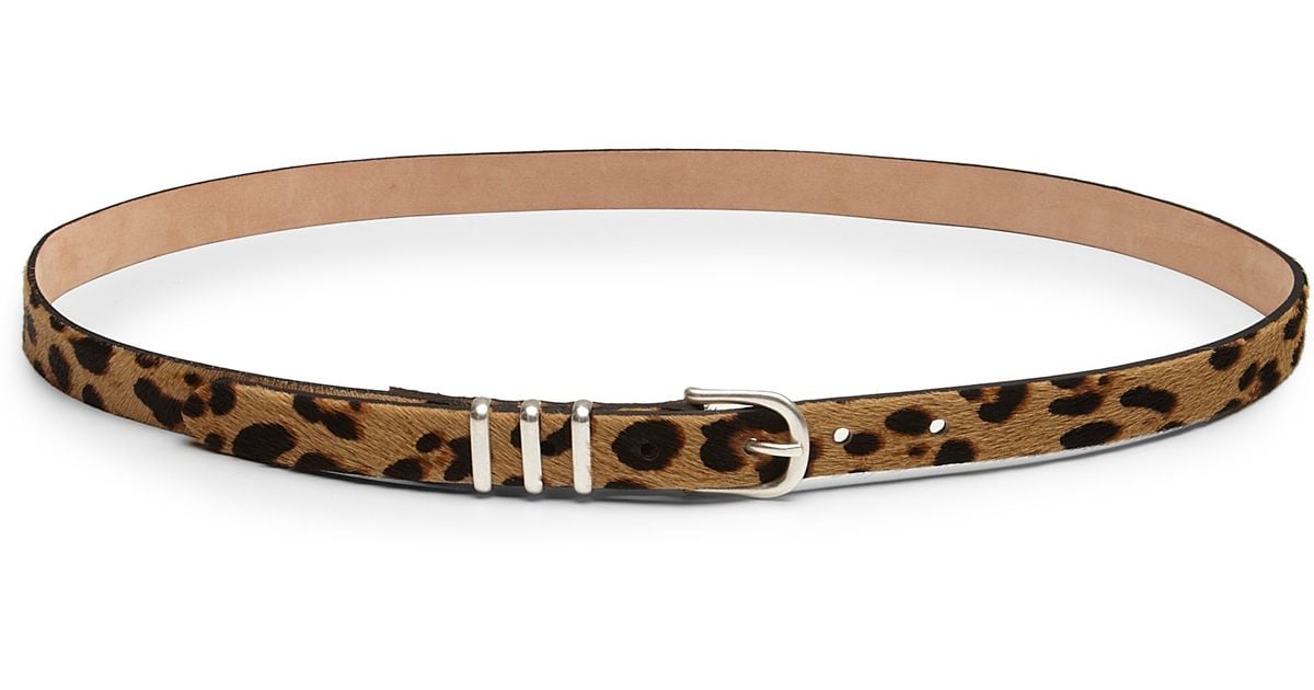 rag and bone leopard belt