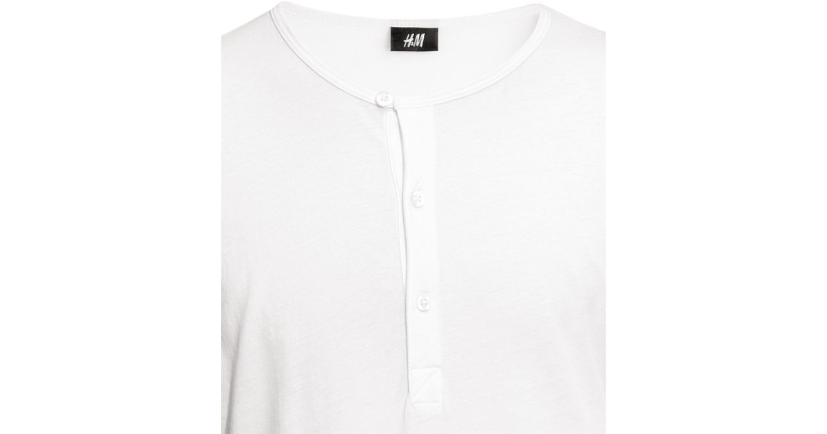 h and m henley t shirt