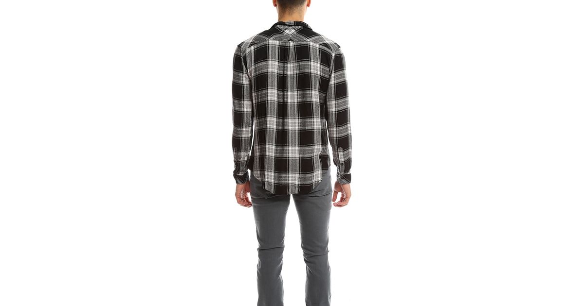 Rails Lennox Shirt in Black for Men 