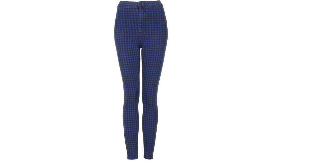 gingham joni jeans