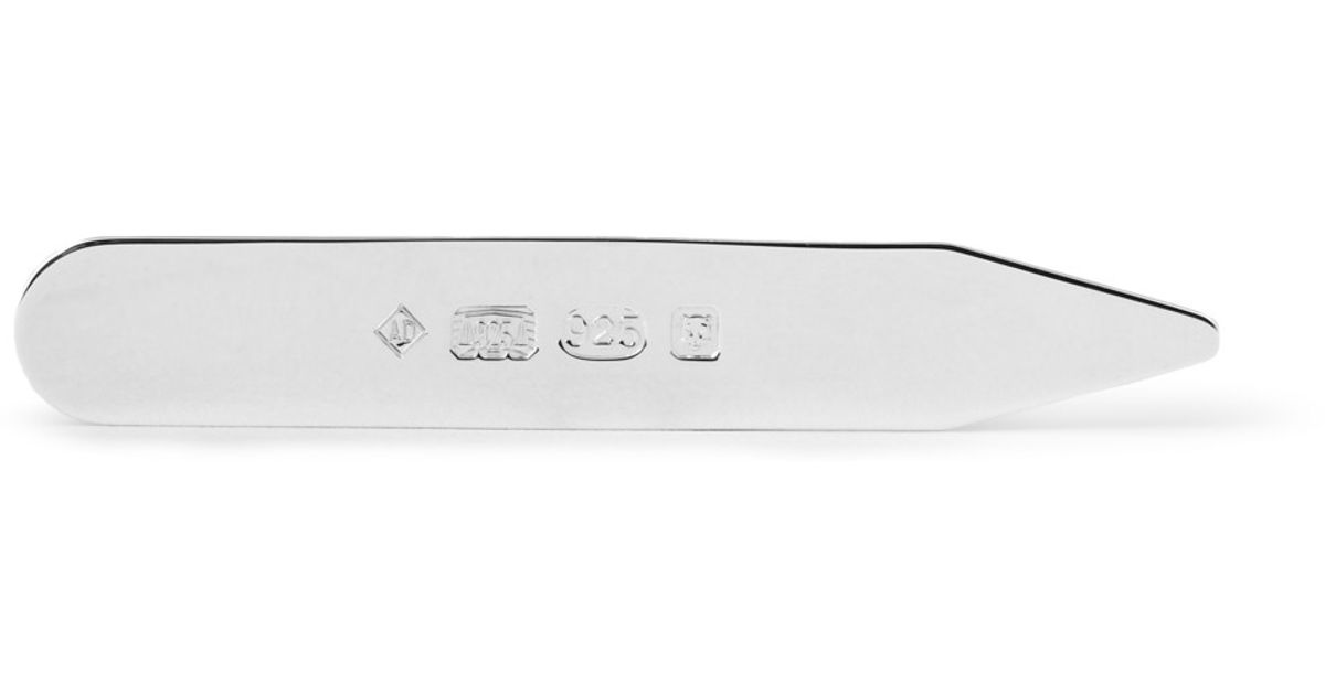 Dunhill Sterling Silver Collar Stays in 