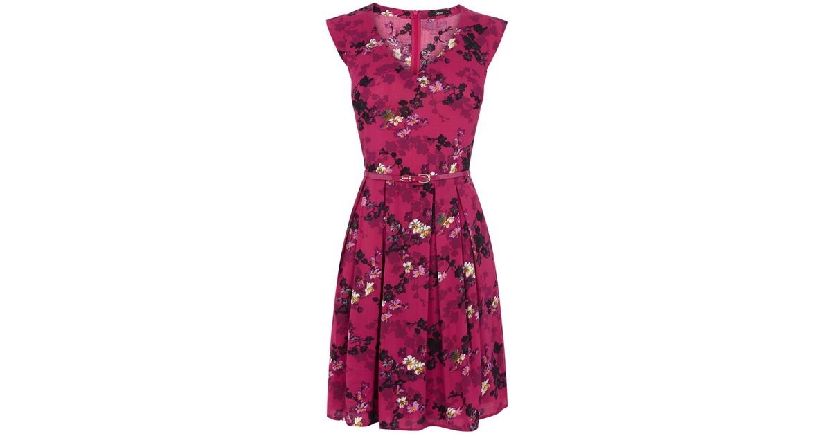 oasis shadow floral dress