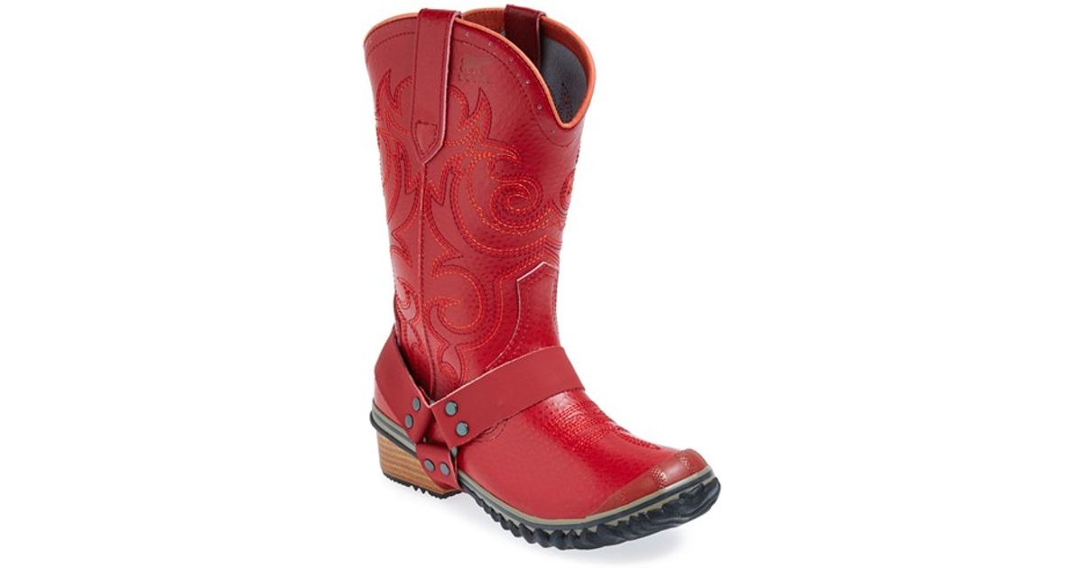 sorel cowboy boots