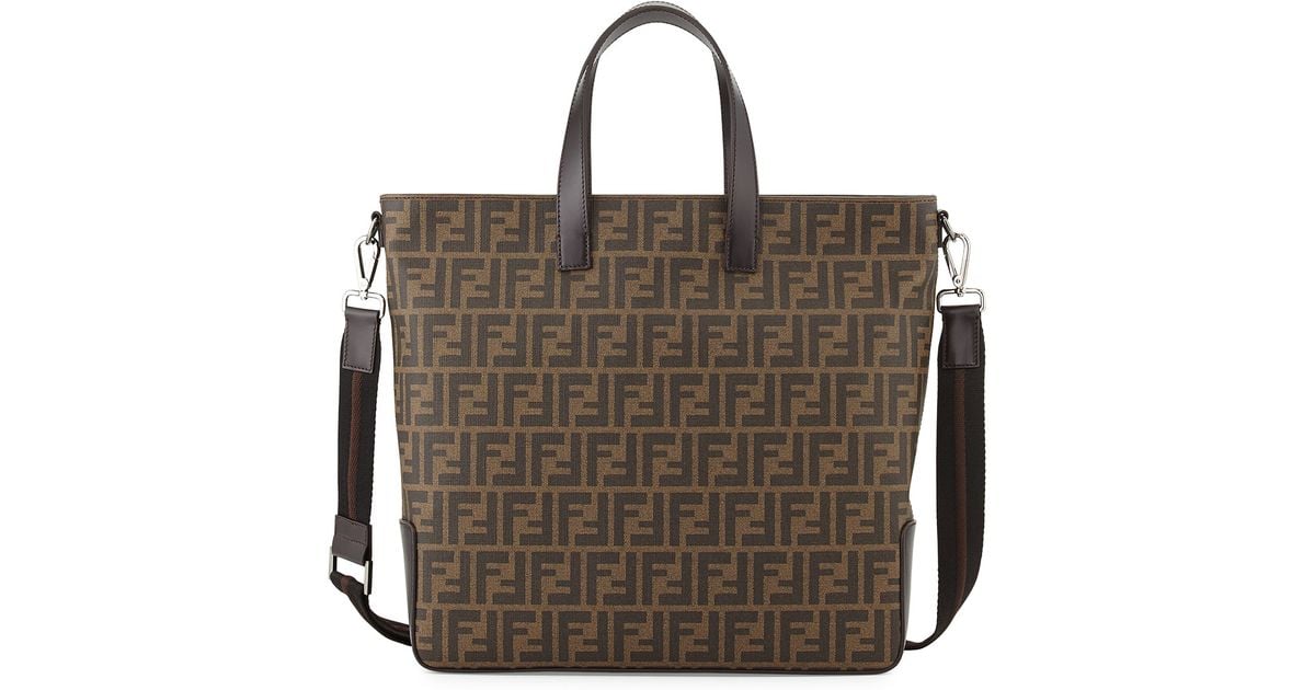 fendi canvas tote bag