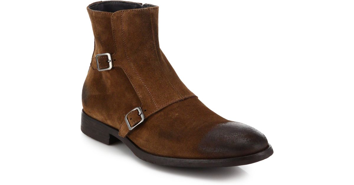 monk strap boots