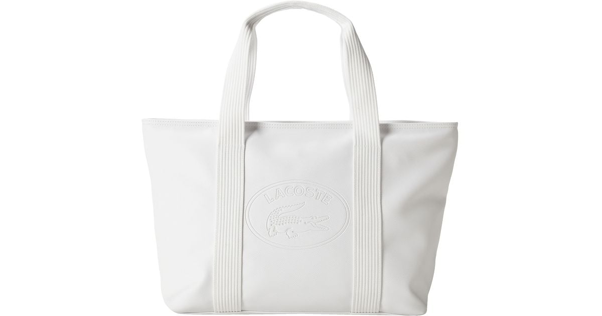 lacoste bag white
