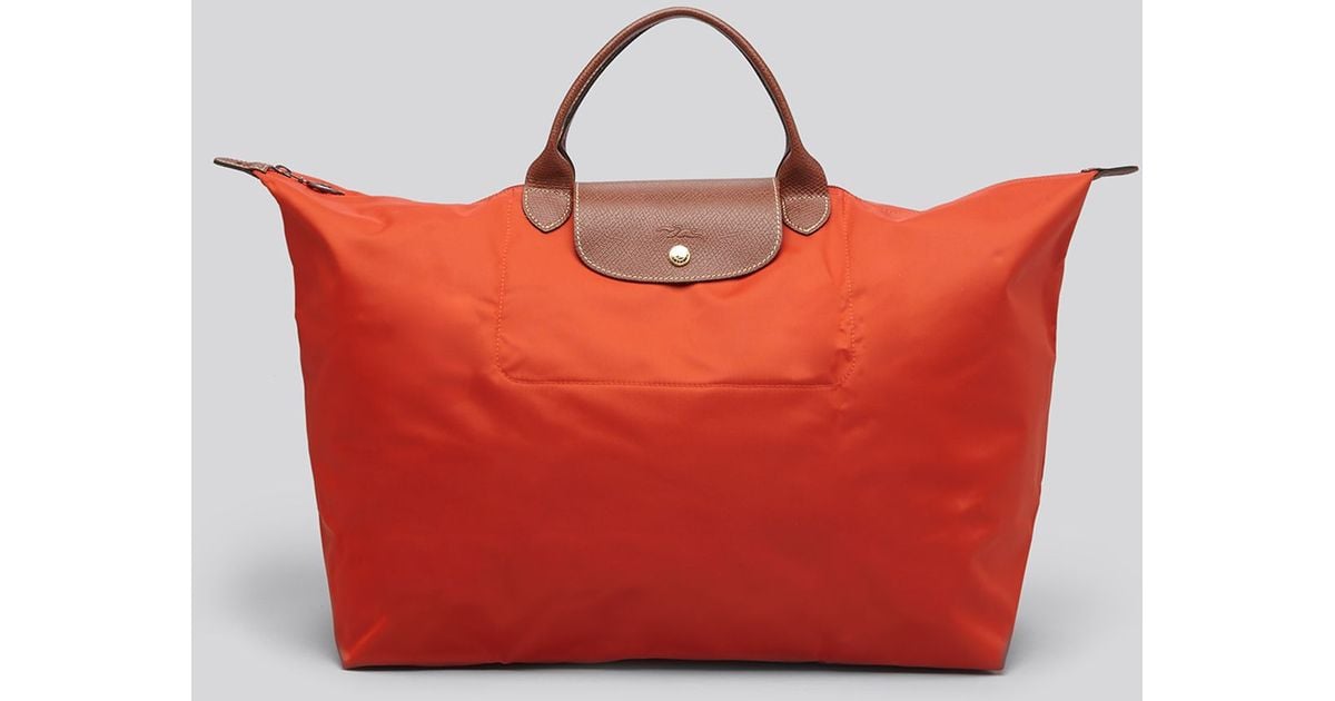 longchamp orange bag