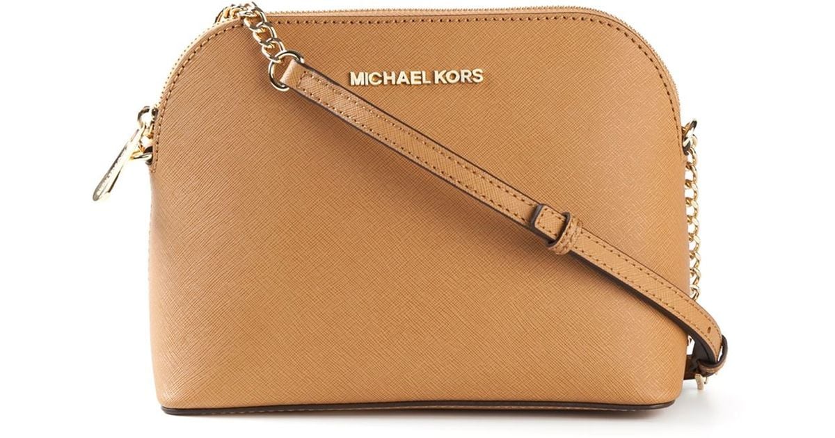MICHAEL Michael Kors Cindy Dome Cross Body Bag in Brown