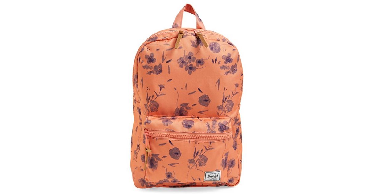 herschel coral backpack