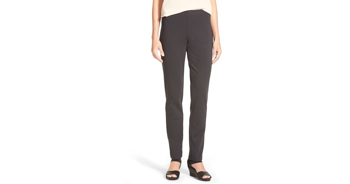 eileen fisher skinny ponte pants