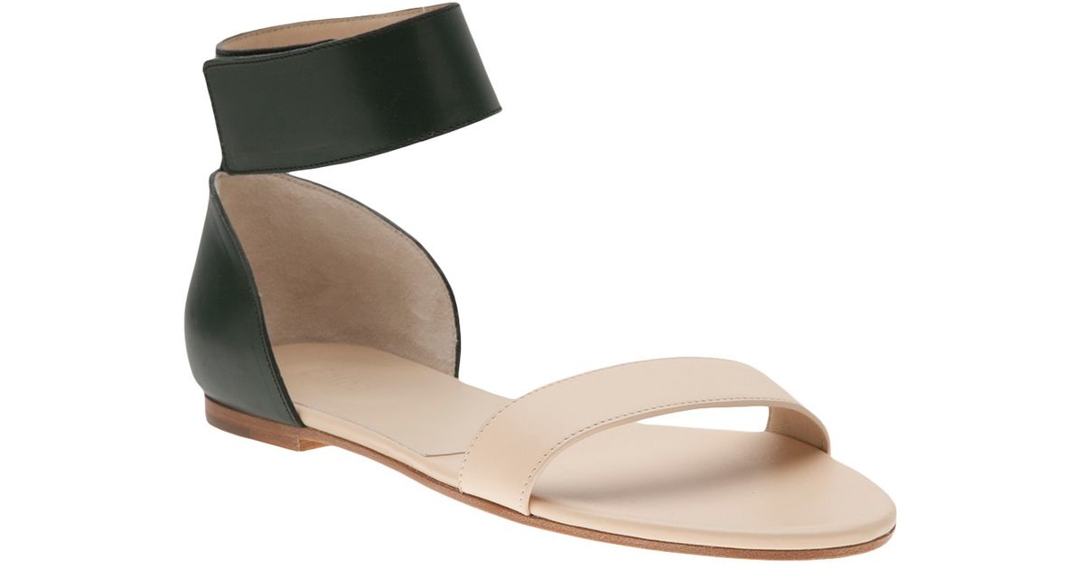 thin ankle strap flat sandals
