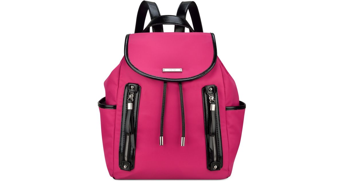 nine west pink backpack