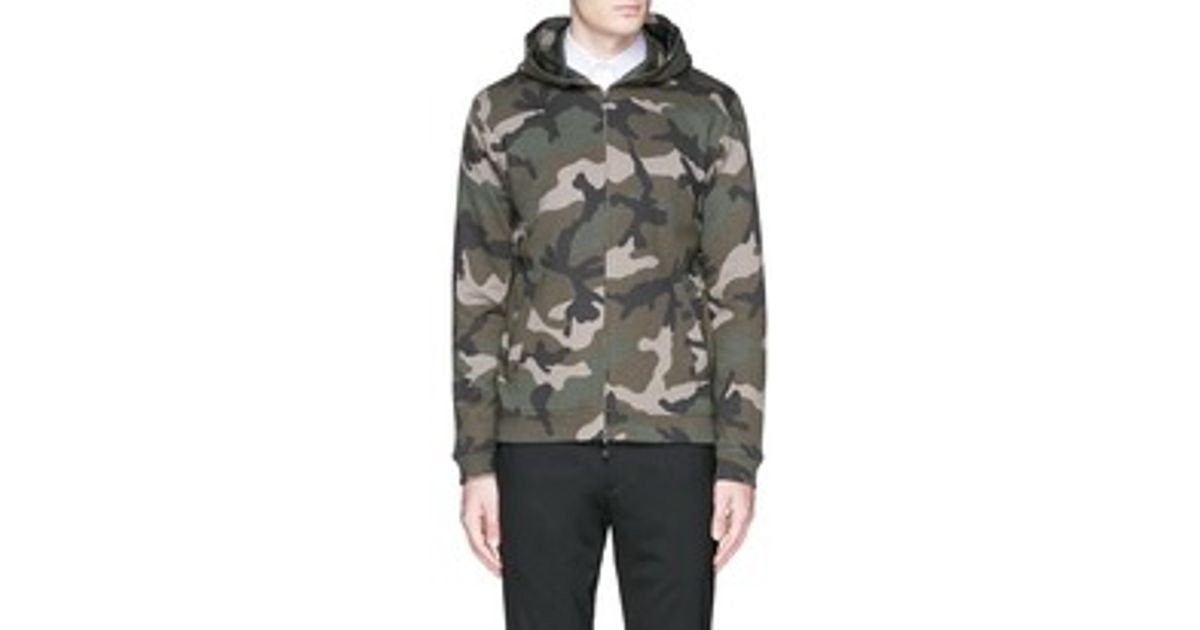 valentino camouflage hoodie