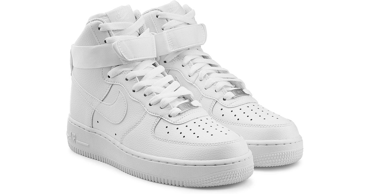 Mens White Air Force Ones High Top - Airforce Military