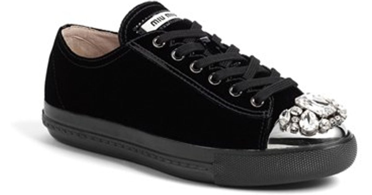 miu miu black sneakers