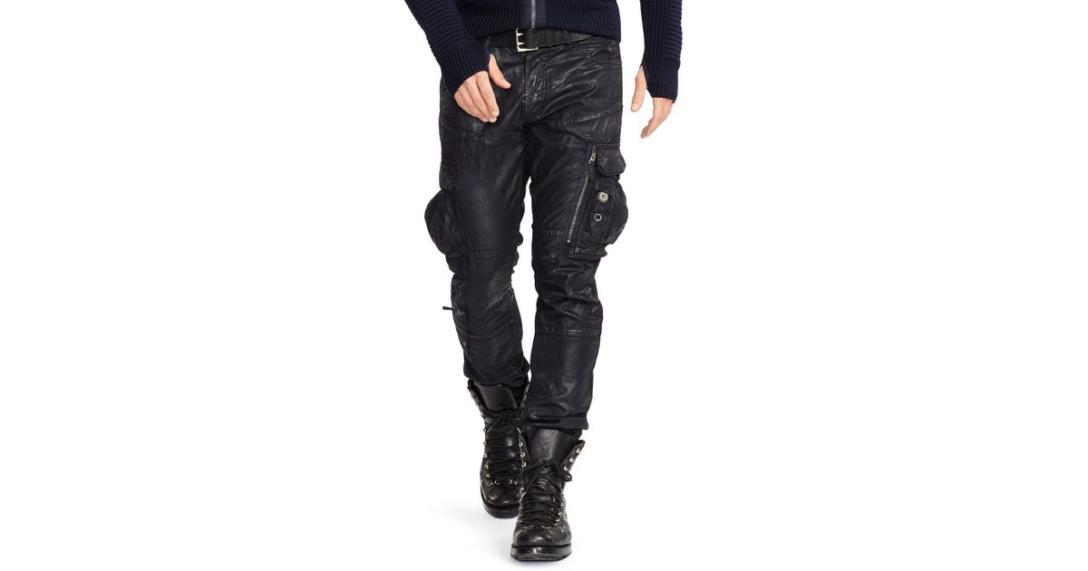 Polo Ralph Lauren Liquid Denim Slim Fit Cargo Pants - 100% Bloomingdale's Exclusive in Blue for