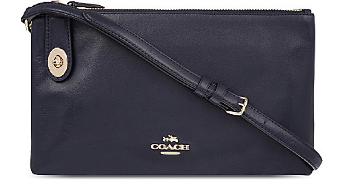 coach navy crossbody bag