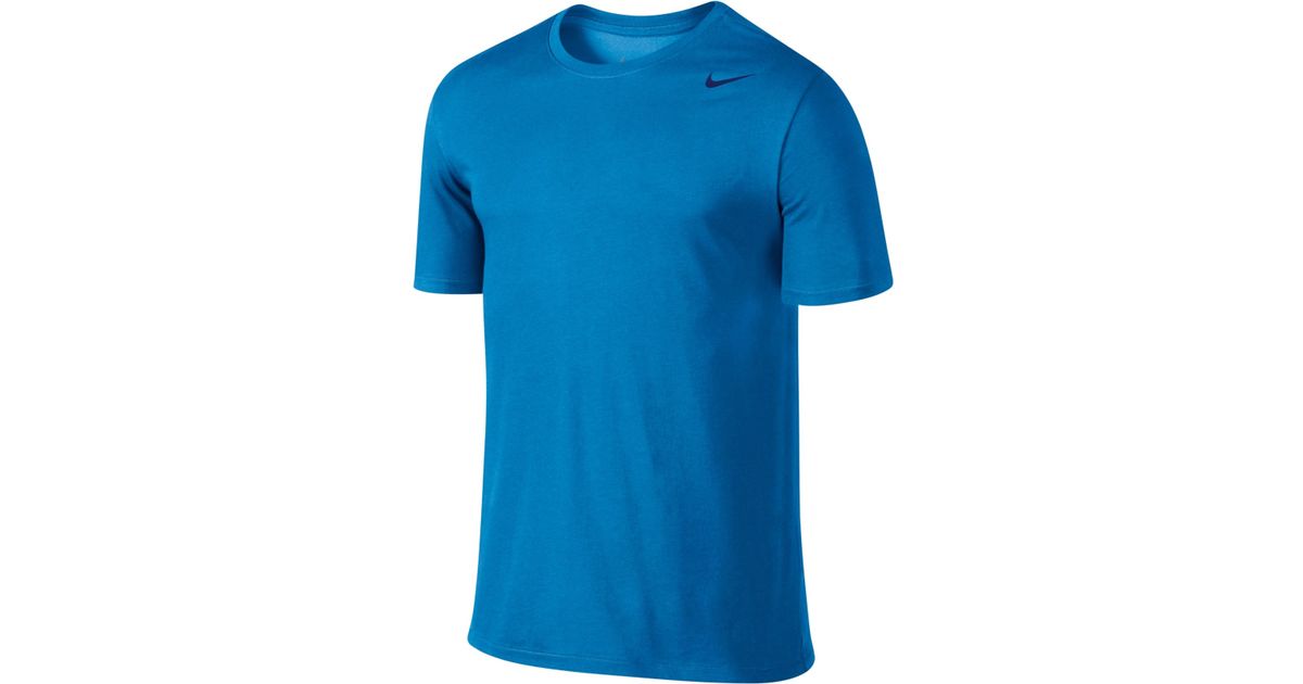 light blue dri fit shirt