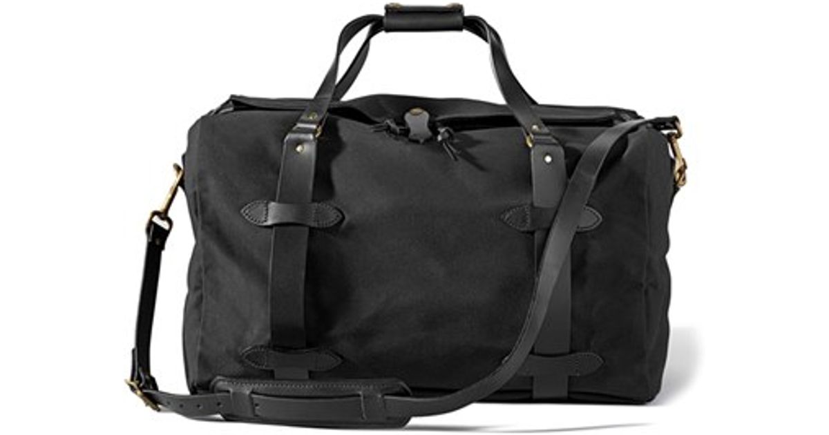 filson black duffle