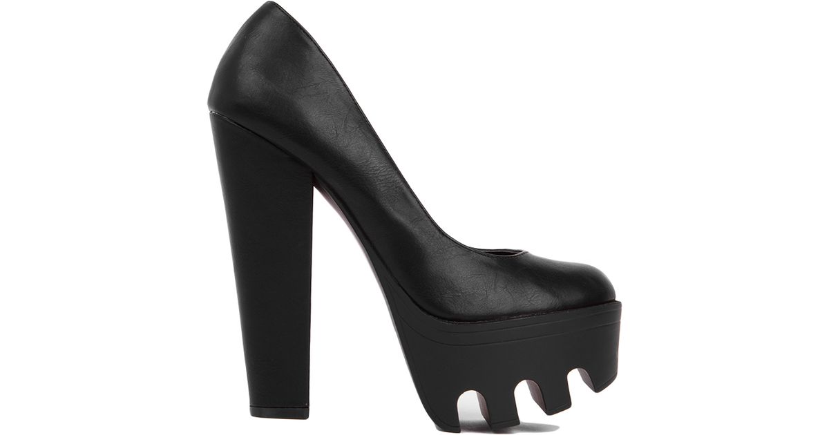 lug sole platform heels