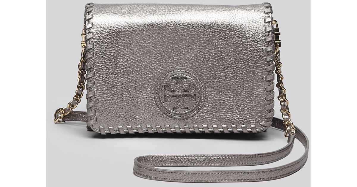 tory burch silver purse