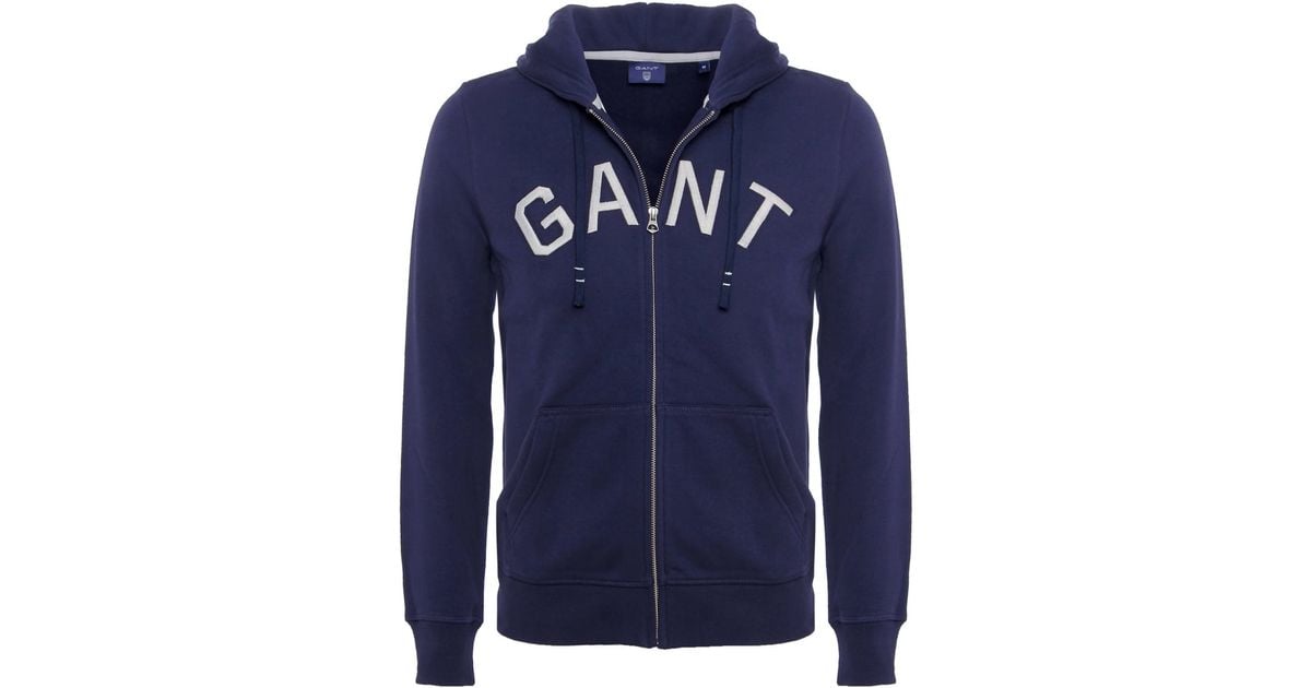 gant zip up hoodie