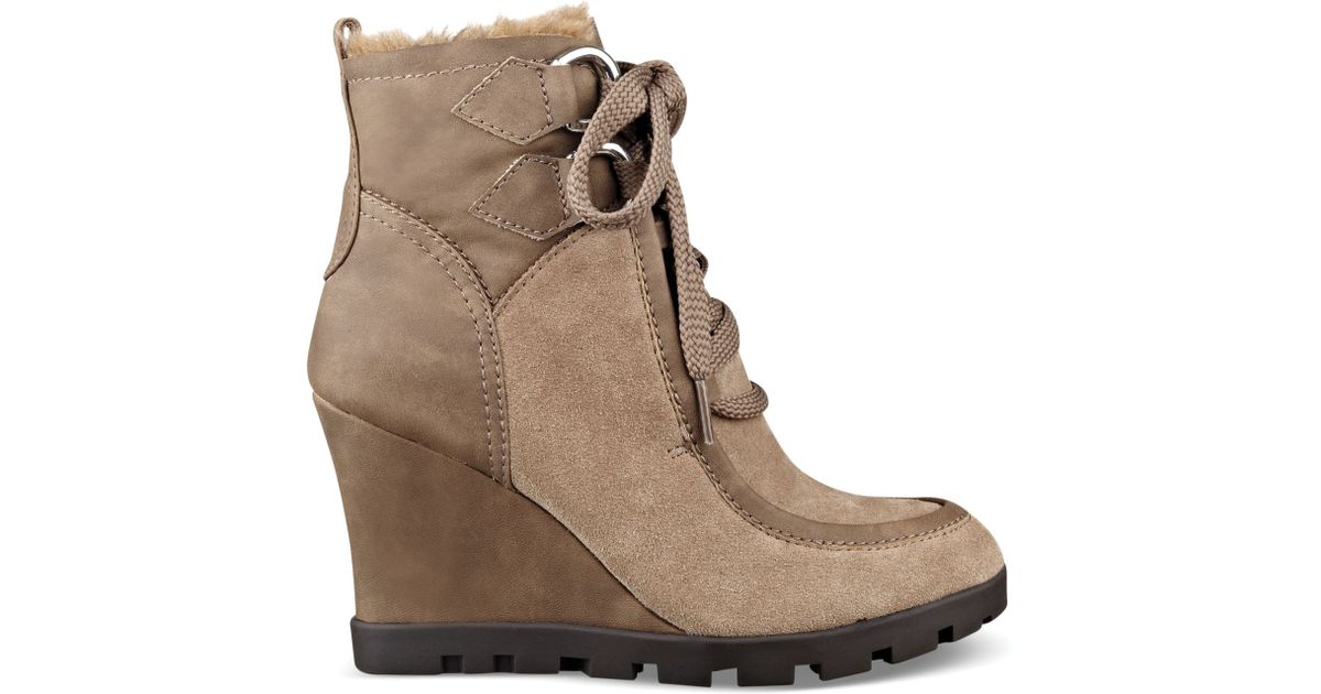 guess wedge boots