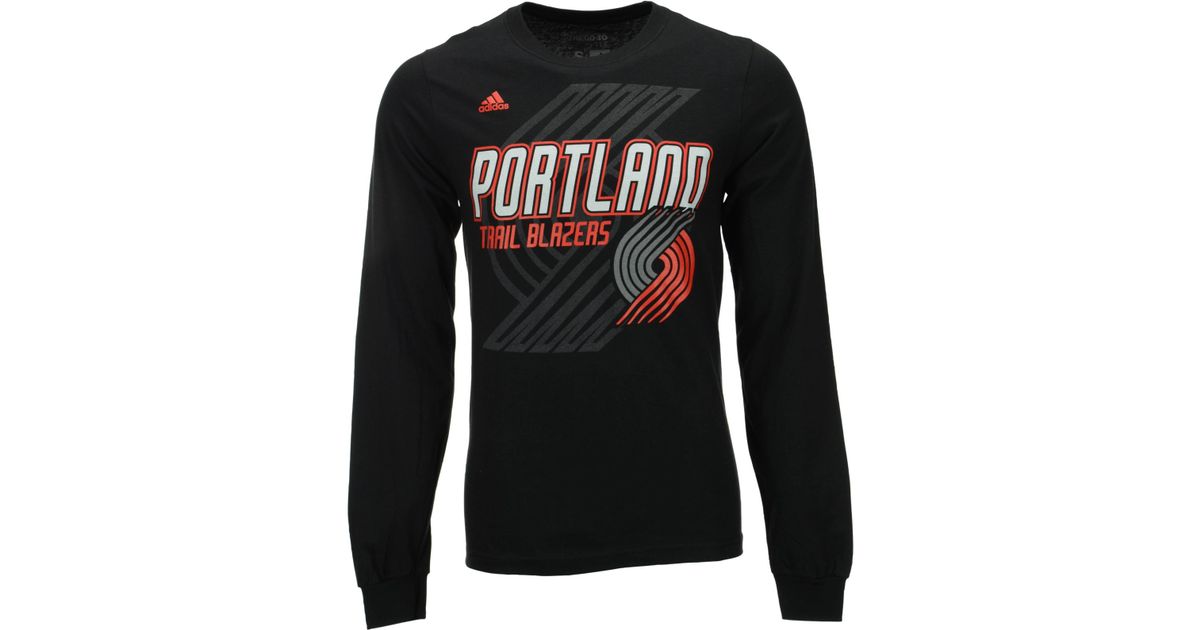 portland trail blazers long sleeve shirt