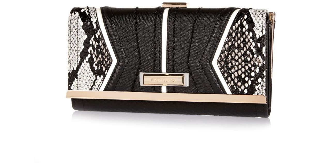 River island snake print bag deals