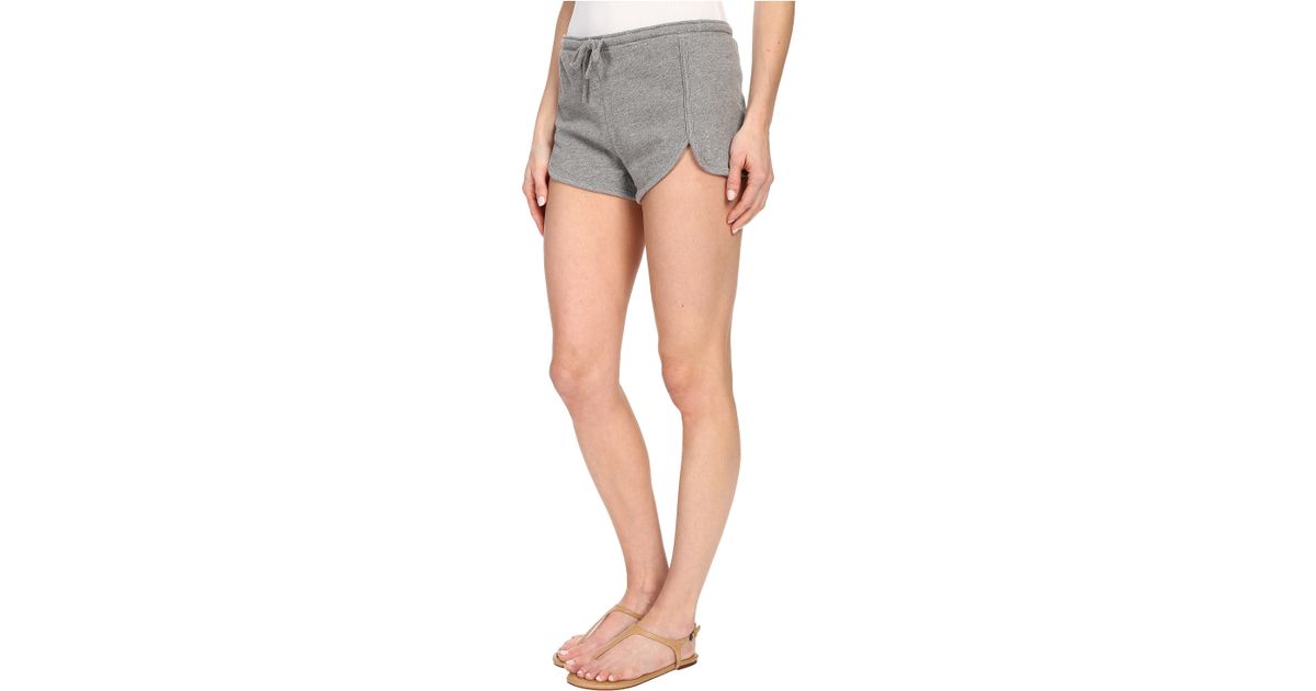 Volcom Lived In Fleece Shorts in Heather Grey (Gray) - Lyst