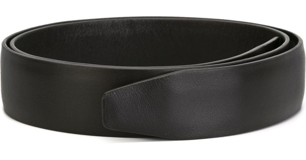 Raf Simons Velcro Belt in Black | Lyst
