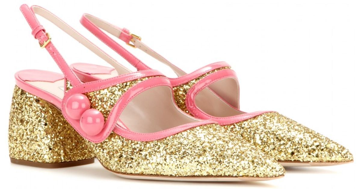 miu miu sparkle shoes