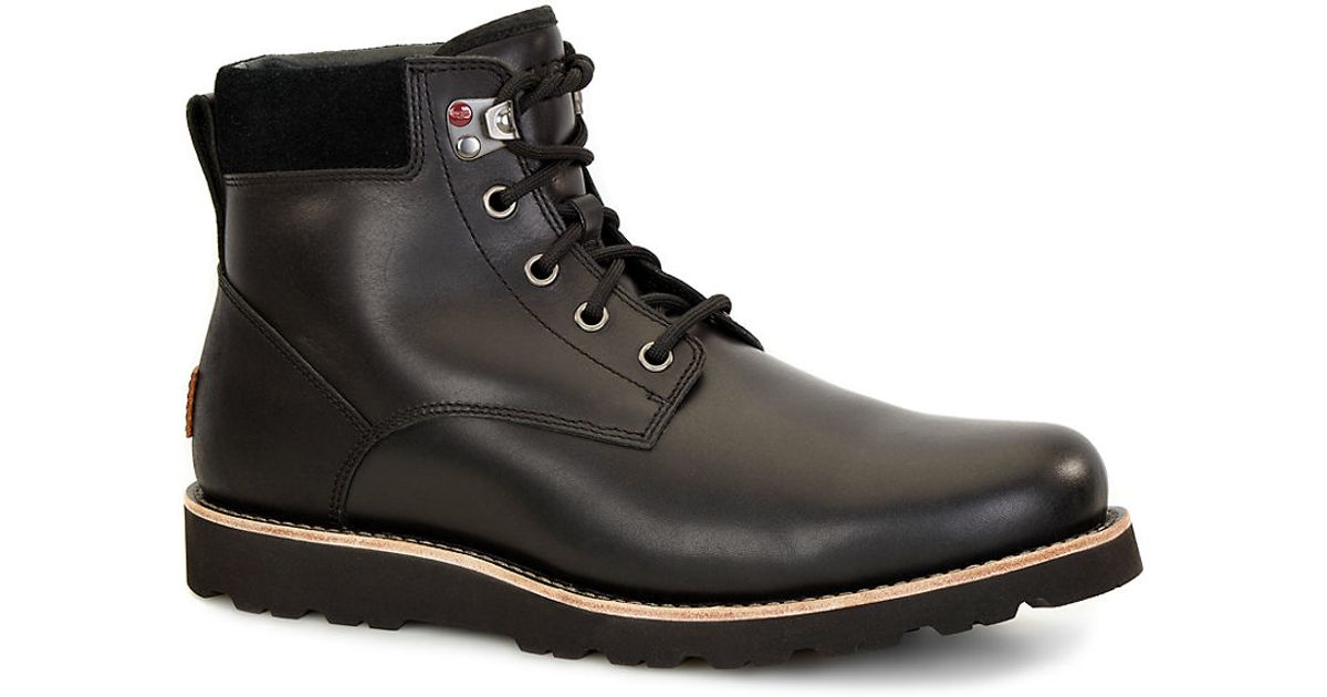 uggpure wool lined leather boot